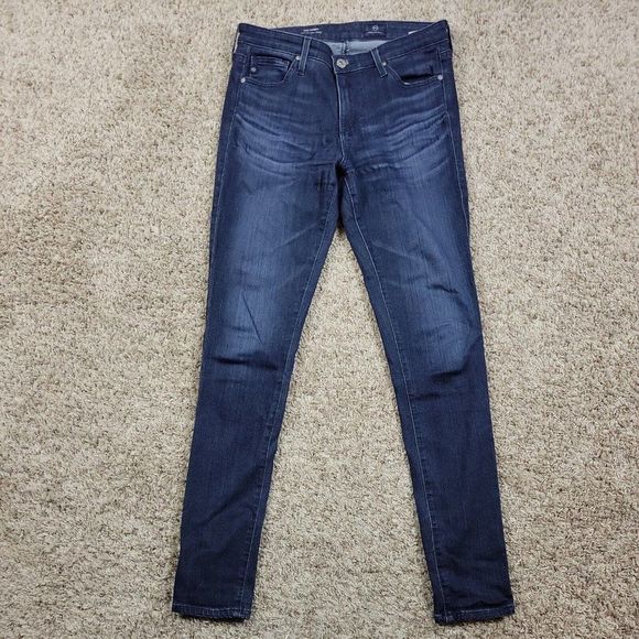 Adriano Goldschmied Jeans Womens 27 R The Abbey Mid Rise Super Skinny - Picture 1 of 8
